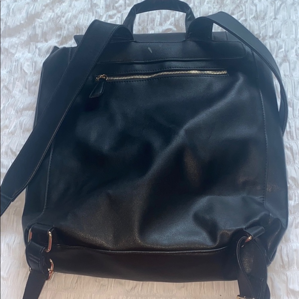 Black Leather Backpack From Amazon. - image 5
